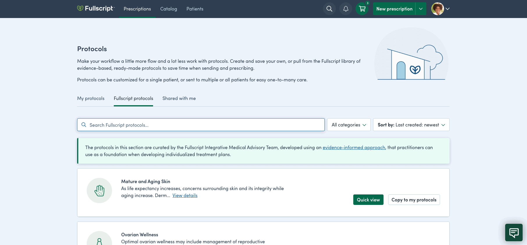 fullscript protocol library