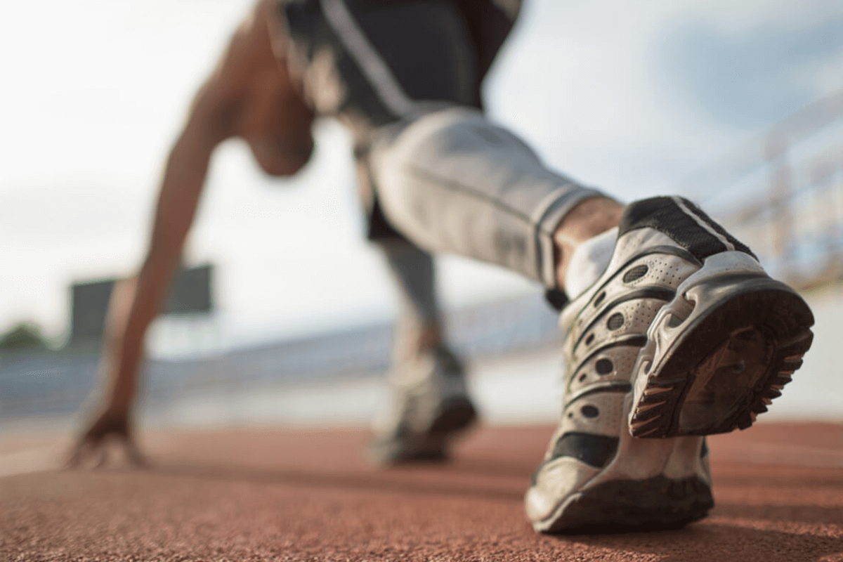 what is colostrum man sprinting on a track
