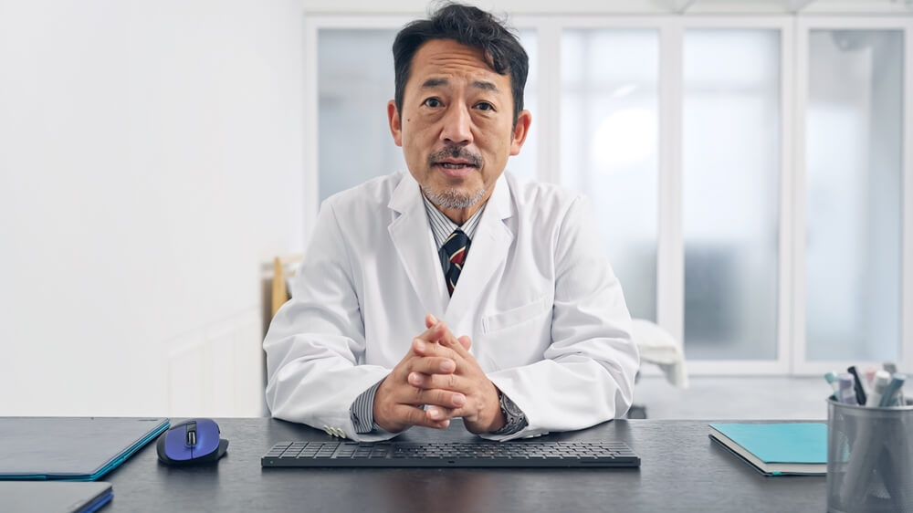 practitioner recording 
a video for YouTube